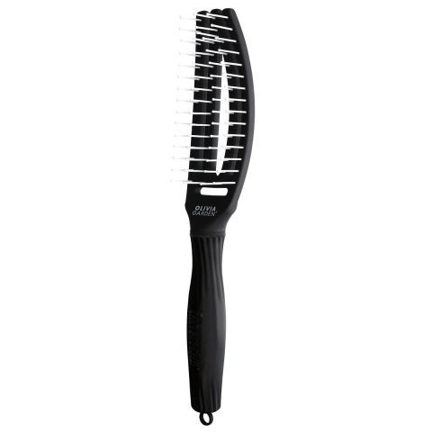 Olivia Garden - FingerBrush Care Go Nylon - Black - S