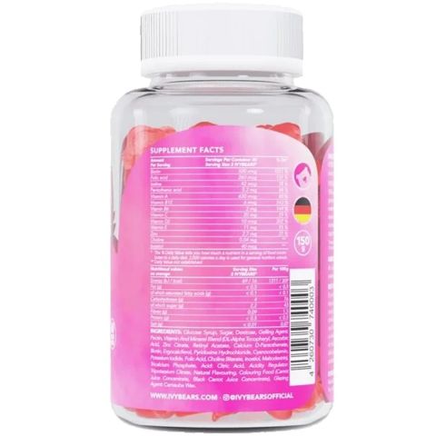 Ivybears - Women's Hair Vitamins - 60 Gummies