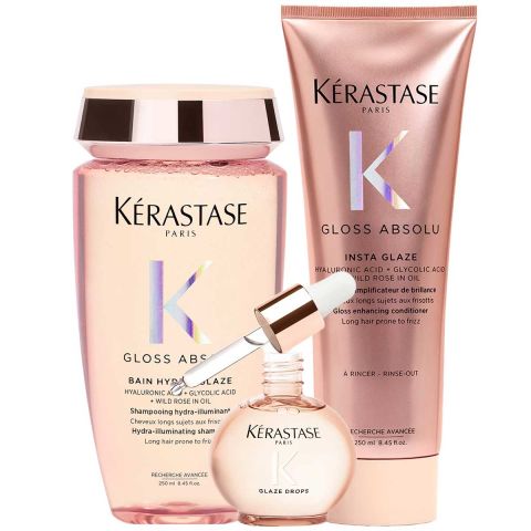 Kérastase - Gloss Absolu Shampoo + Conditioner + Hair Oil - Set