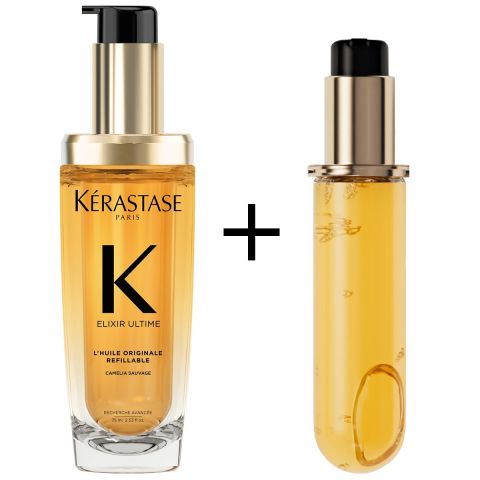 Kérastase - Elixir Ultime L'Huile Originale Refillable Hair Oil 75 ml + 30 ml - Set