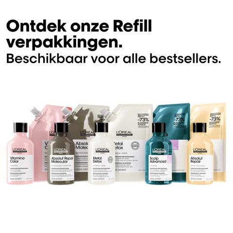 L'Oréal Professionnel - Absolut Repair Molecular Shampoo 300 ml + Refill Shampoo 500 ml - Set