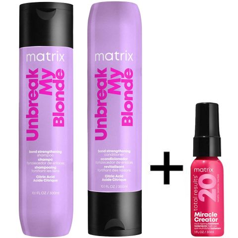 Matrix - Unbreak My Blonde Set + Miracle Creator Gift 30 ml