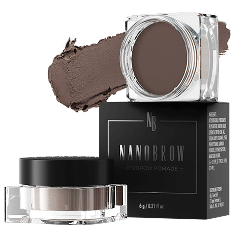 NanoBrow - Eyebrow Pomade - Dark Brown - 6 gr