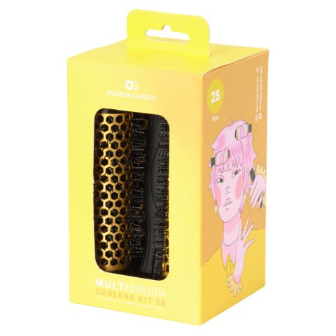 Olivia Garden - Multibrush Curlers Kit - 25 mm 