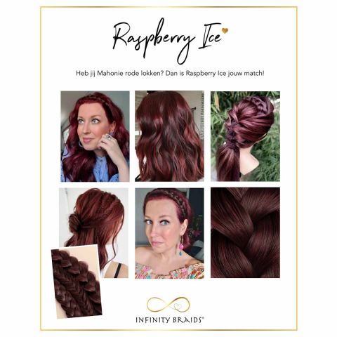 Infinity Braids - Jolie Raspberry Ice