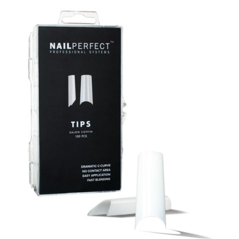 Nail Perfect - Salon Coffin Tips - 100 stuks