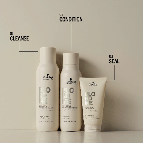 Schwarzkopf - Blond Me - Nourishing Shampoo, Conditioner & Leave-in set