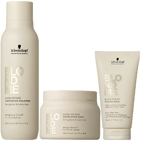 Schwarzkopf - Blond Me - Nourishing Shampoo, Masker & Leave-in set