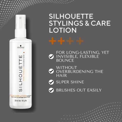 Schwarzkopf - Silhouette - Flexible Hold Styling & Care Lotion - 200 ml