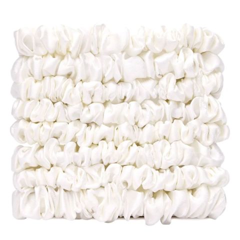 Veganboost - Scrunchies White 8 Stuks - Small