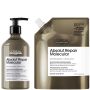 L'Oréal Professionnel - Absolut Repair Molecular Shampoo 500 ml + Refill Shampoo 500 ml - Set