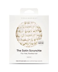 Veganboost Scrunchies White 8 Stuks Small