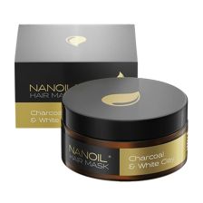 Nanoil - Charcoal & White Clay Hair Mask - 300 ml