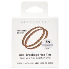 Veganboost Anti-Breakage Hair Ties Brown